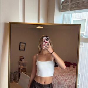 White Women's Crop Top